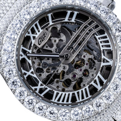 42MM Iced Moissanite Alpha Era? Luminous Skeleton 316