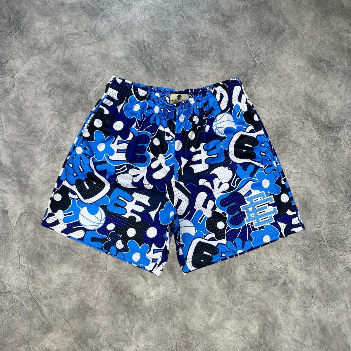 Eric Emanuel Hawaiian Shorts Blue