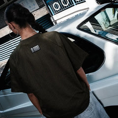 Mertra Mesh Double Layer T-Shirt Green
