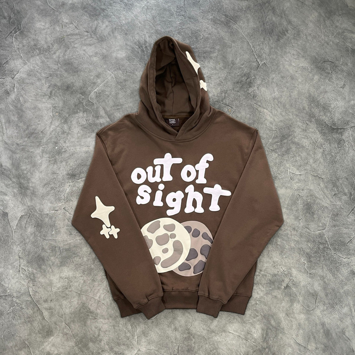 Broken Planet Out Of Sight Hoodie Brown