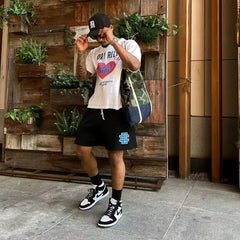 Eric Emanuel Basic Shorts Black/Blue