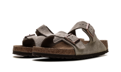 Arizona Soft Footbed Suede Leather - Taupe 0951301