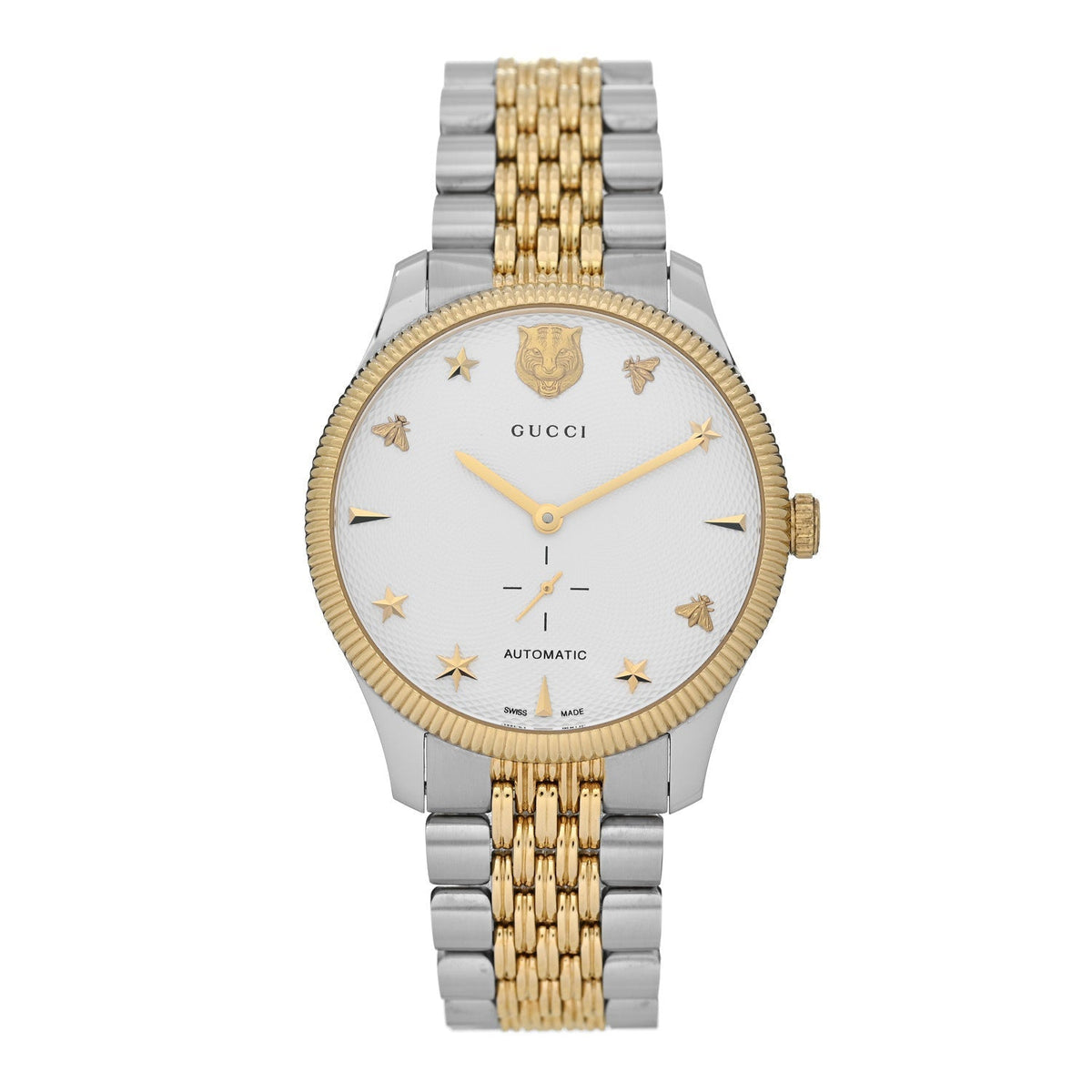 Stainless Steel 40mm G-Timeless Two Tone Charm Automatic Watch