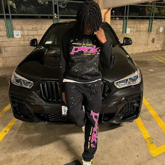 Sp5der Web Candy Tracksuit Black
