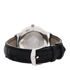 Stainless Steel Alligator 30mm De Ville Prestige Quartz Watch Silver 434.10.30.60.06.001