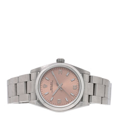 Stainless Steel 31mm Oyster Perpetual Watch Pink 77080