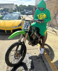 Syna Joggers Shorts Suit Green/Yellow