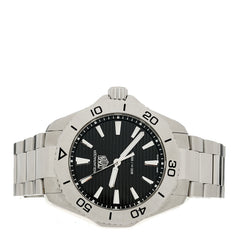 Stainless Steel 40mm Aquaracer Professional 200 Quartz Watch Black WBP1110