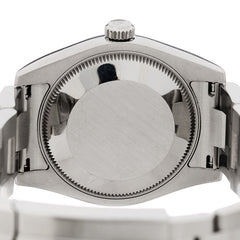 Stainless Steel 31mm Oyster Perpetual Datejust Watch Black Roman 178240