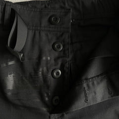 black cargo shorts