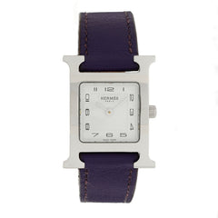 Stainless Steel Swift 21mm Heure H Hour Quartz Watch Iris