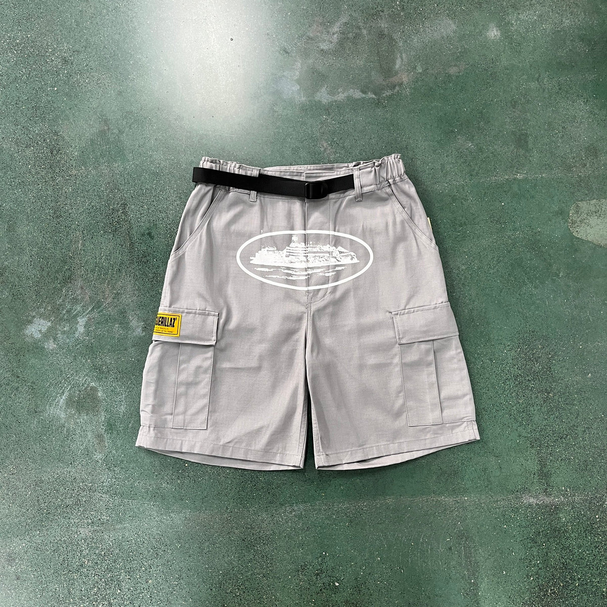 Gray Cargo Shorts