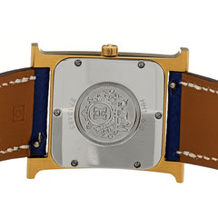 Stainless Steel Epsom 26mm Heure H Hour Quartz Watch Bleu Electrique