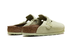 Boston Soft Footbed Suede Leather Faded Lime 1027648