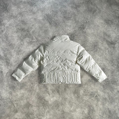 Trapstar Irongate Embossed Puffer Jacket White