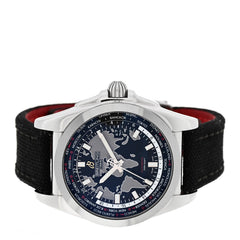 Stainless Steel Fabric 44mm Galactic Unitime Automtic Watch Black WB3510