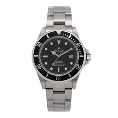 Stainless Steel 40mm Sea-Dweller Oyster Perpetual Watch Black 16600