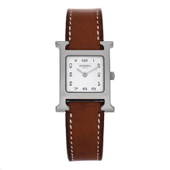 Stainless Steel Barenia 21mm Heure H Hour Quartz Watch Fauve