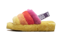 Fluff Yeah Slide WMNS Rainbow Yellow 1097169 PRYW