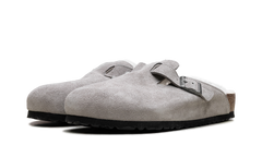 Boston Shearling Suede Leather Boston Shearling Stone Coin 1017650
