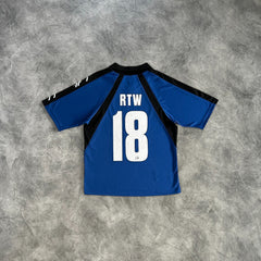 Corteiz Panel T-Shirt Blue