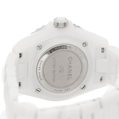 Stainless Steel Ceramic 33mm J12 Wanted de Chanel Limited Edition Automatic Watch White