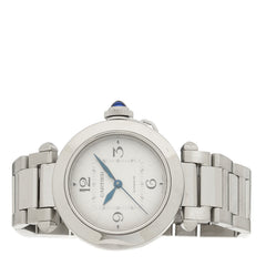 Stainless Steel 35mm Pasha C Automatic Watch Silver