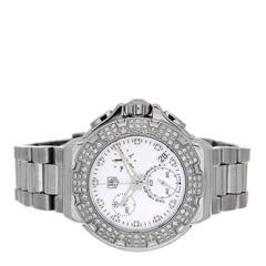 Stainless Steel Diamond Bezel Mother of Pearl 36mm Formula 1 Lady Quartz Watch CAC1310