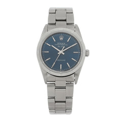Stainless Steel 34mm Oyster Perpetual Air-King Precision Watch Blue 14010