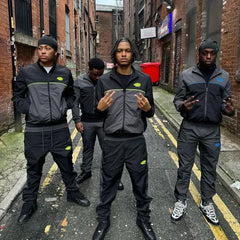 Syna Team Pipe Tracksuit Black/Green