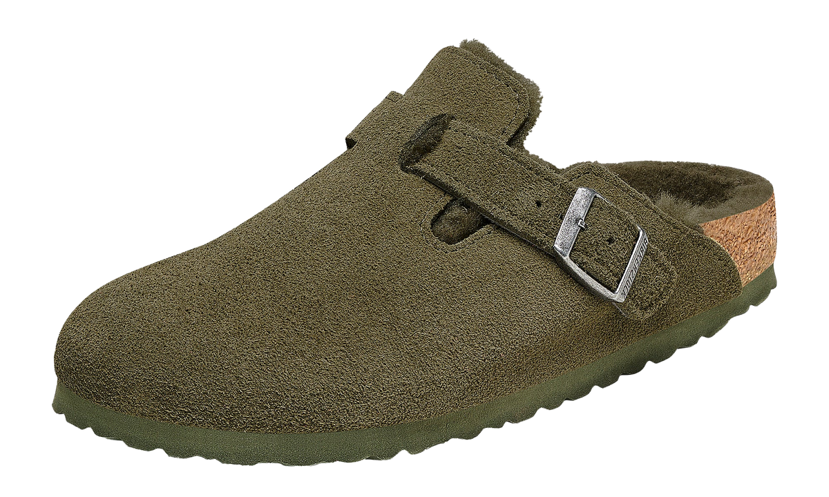 BOSTON SHEARLING 'SUEDE LEATHER' (NARROW FIT) Green 1025667