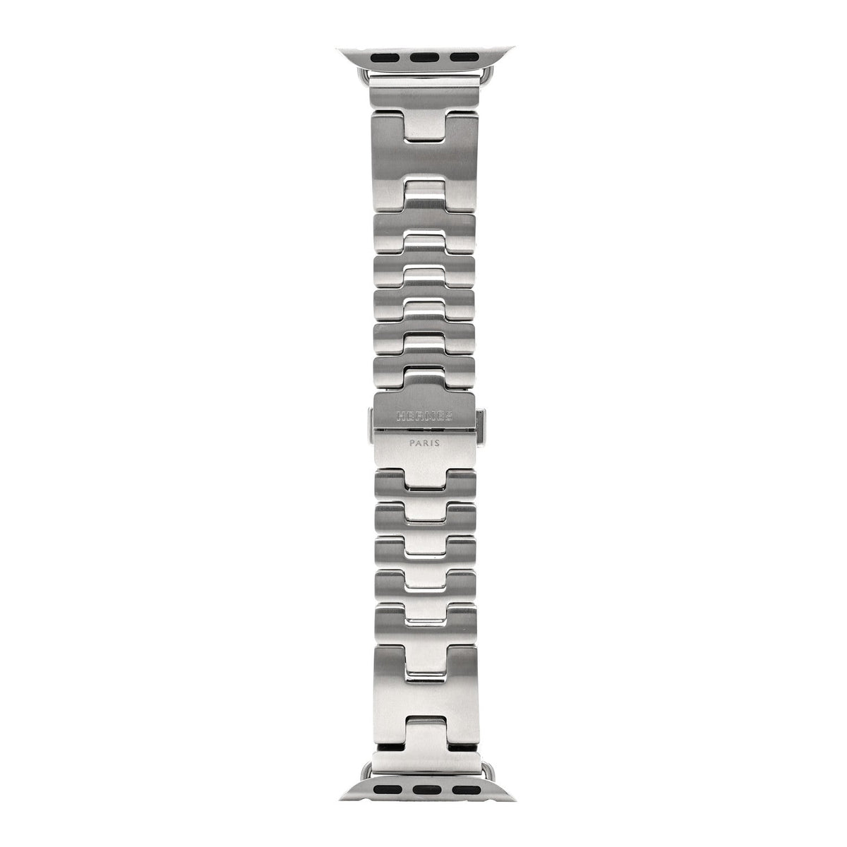 Stainless Steel 42mm Grand H Apple Watch Single Tour Band Gris