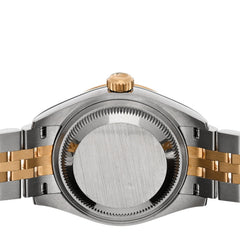Stainless Steel 18K Yellow Gold 28mm Oyster Perpetual Datejust Watch Silver 279173