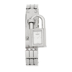 Stainless Steel Diamond Pave 16mm Kelly Quartz Watch