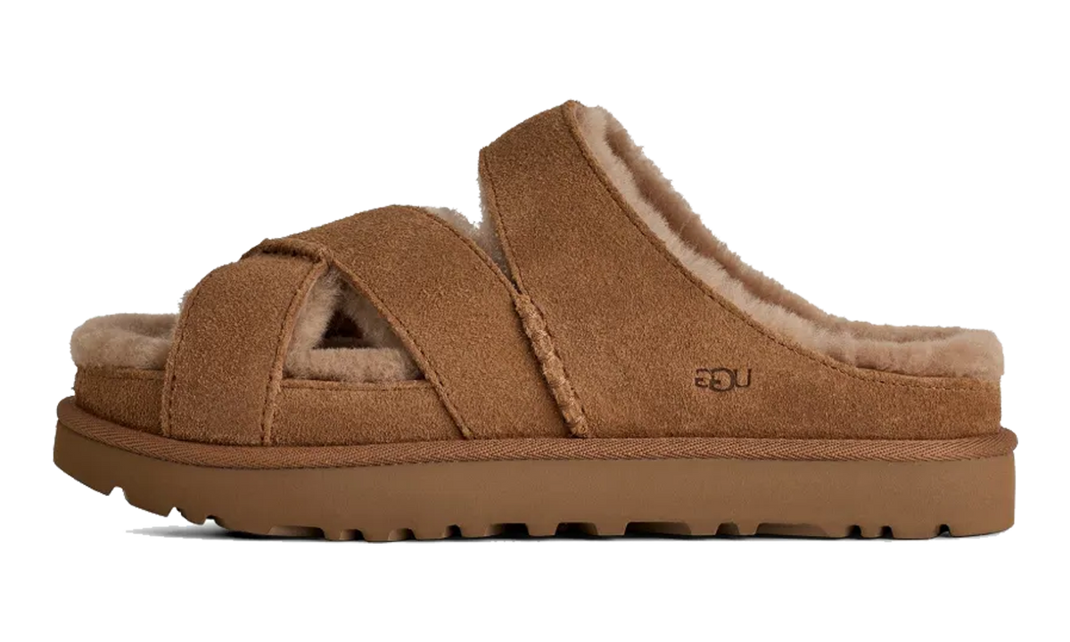 Greenport Cross Strap Slide WMNS Chestnut 1178470-CHE