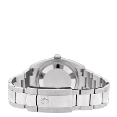 Stainless Steel 18K White Gold 36mm Oyster Perpetual Datejust Watch Mint Green 126234