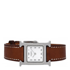 Stainless Steel Barenia 21mm Heure H Hour Quartz Watch Fauve