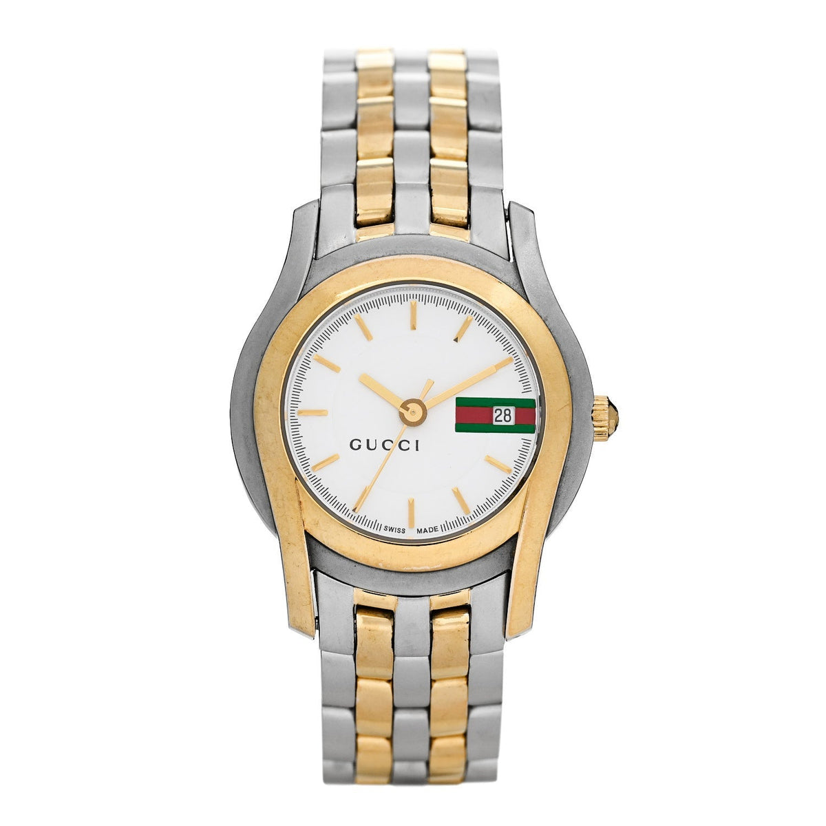 Stainless Steel 27mm 5500L Two Tone Quartz Watch