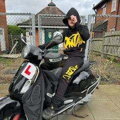 Syna Joggers Tracksuit Black/Yellow