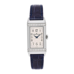 Stainless Steel Alligator Diamond 20mm Reverso One MonoFace Quartz Watch Q3288420