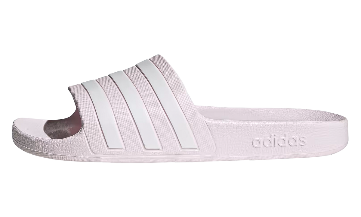 Adilette Aqua Slides Almost Pink Cloud White GZ5878