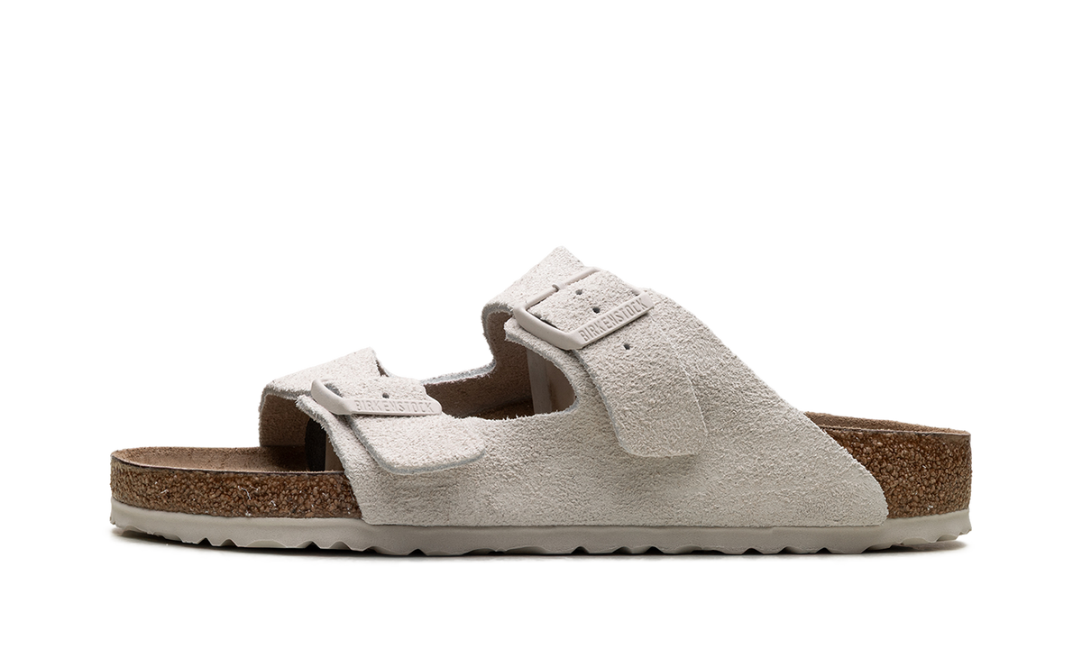 ARIZONA SOFT FOOTBED Suede Leather - Antique White 1024554
