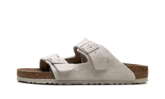 ARIZONA SOFT FOOTBED Suede Leather - Antique White 1024554