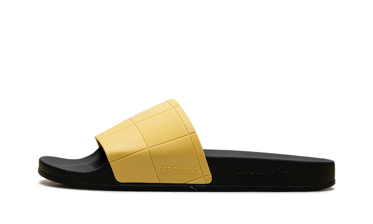 Adilette Checkerboard Slides Raf Simons - Black Lemon B22529