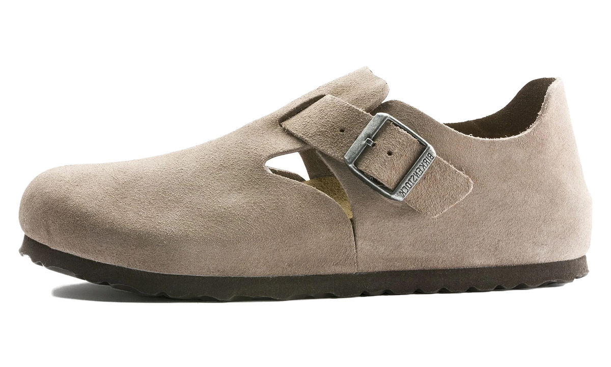 London Suede Leather Taupe - Narrow Fit 1010504