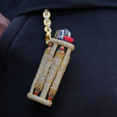 It's Lit Lighter Case Clip On in Yellow Gold