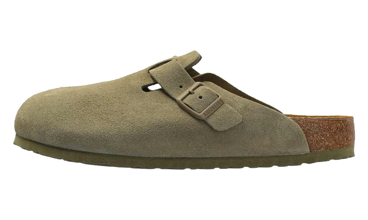 Boston Suede Leather Faded Khaki - Regular/Wide 1025788