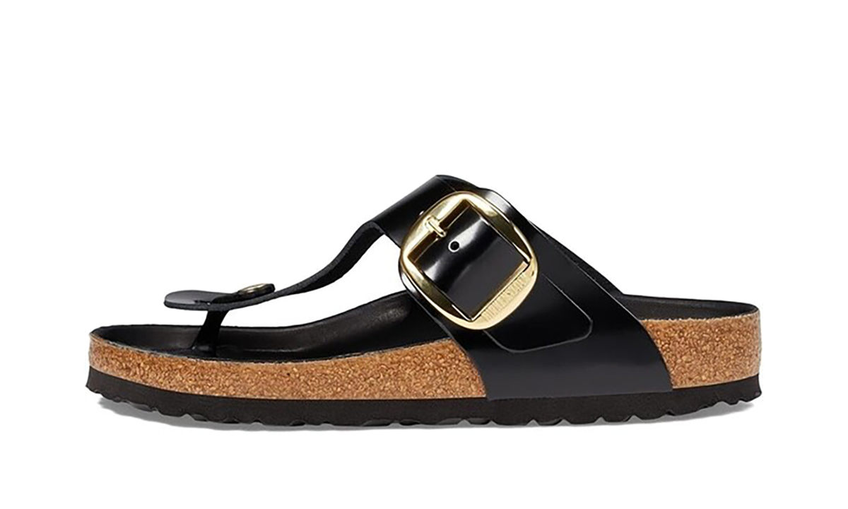 Gizeh Big Buckle Natural Leather Patent - Nappa Glamour 1021467