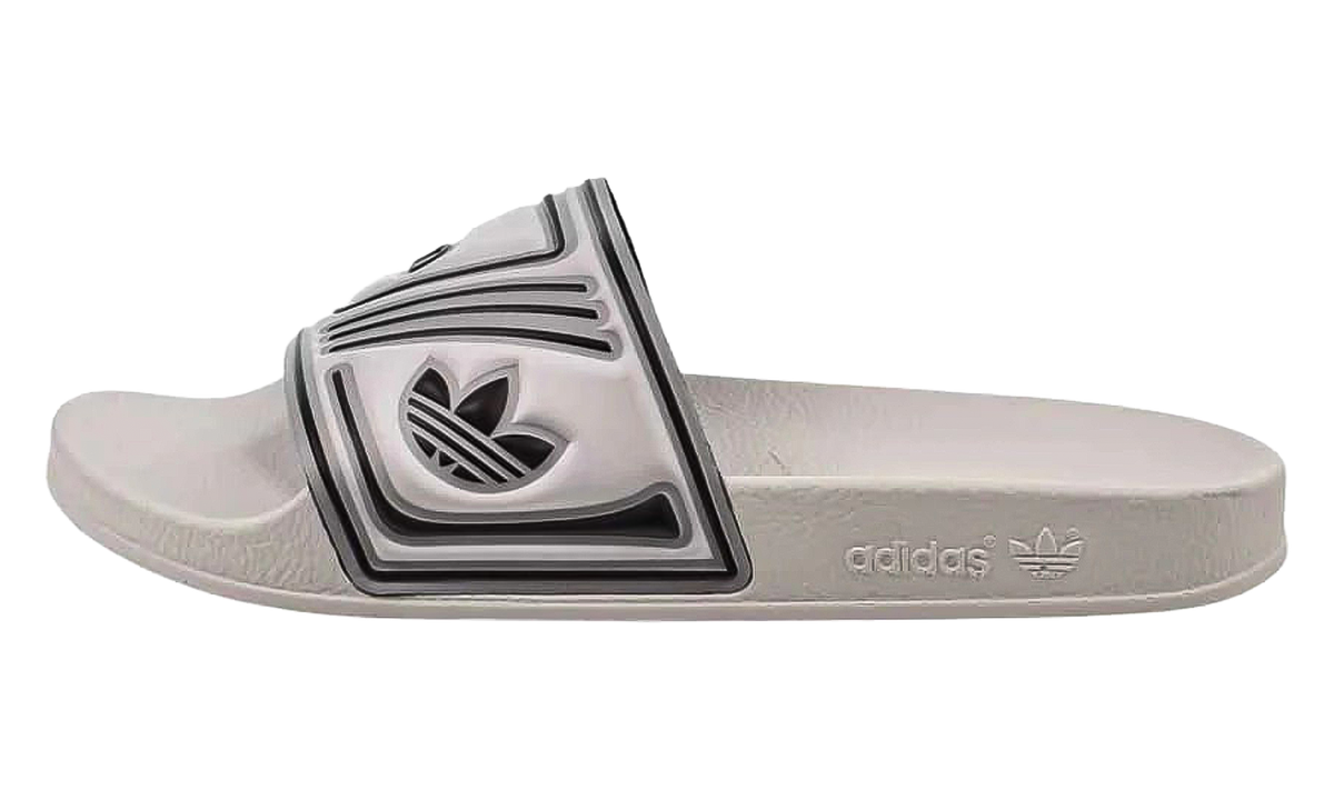 Adilette Slides White Black EE6178