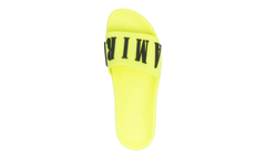 Pool Slides Debossed Volt Black PF22MFF001 800